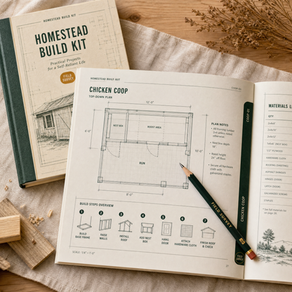 Inside the Build Kit — a chicken coop build plan
